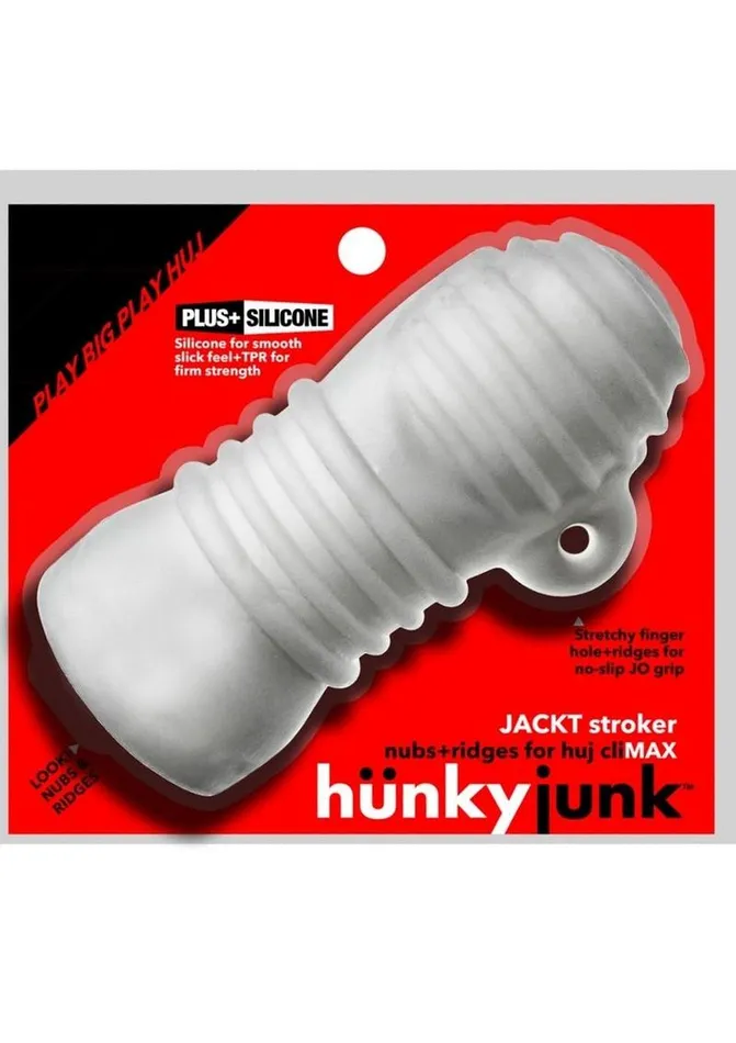 Jackt Textured Stroker Hunkyjunk Male Sex Toys