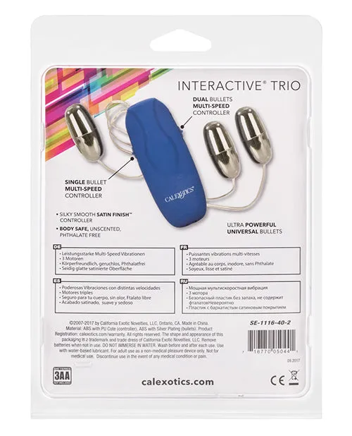 Vibrators InterActives Trio Blue California Exotic Novelties