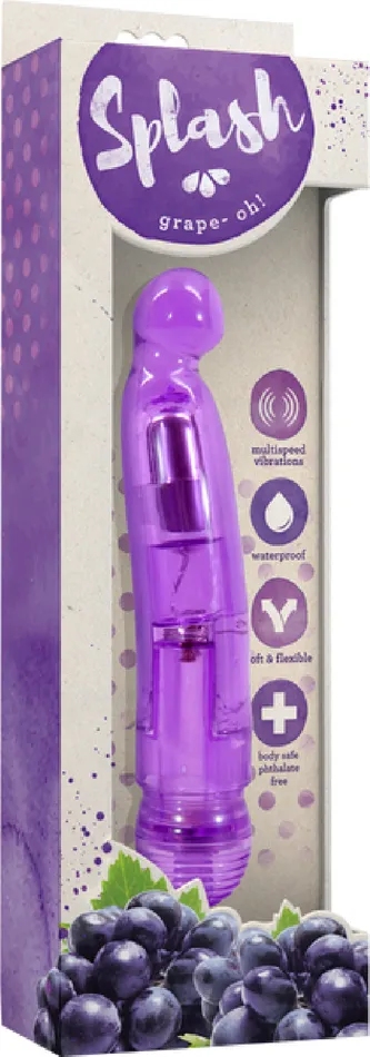 GrapeOh Multi Vibrator Sex Toy Adult Pleasure Purple Blush Novelties Vibrators