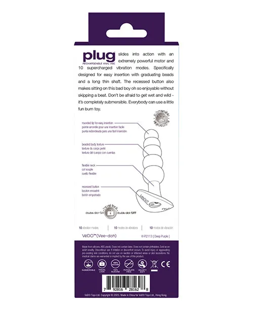 Anal VeDO VeDO Plug Rechargeable Anal Plug Anal VeDO VeDO Plug Rechargeable Anal Plug