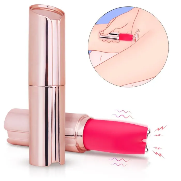 Electrostimulation Silicone Lipstick Vibe 3 ELECTRO Settings and Powerful Vibes TooTimidcom Vibrators