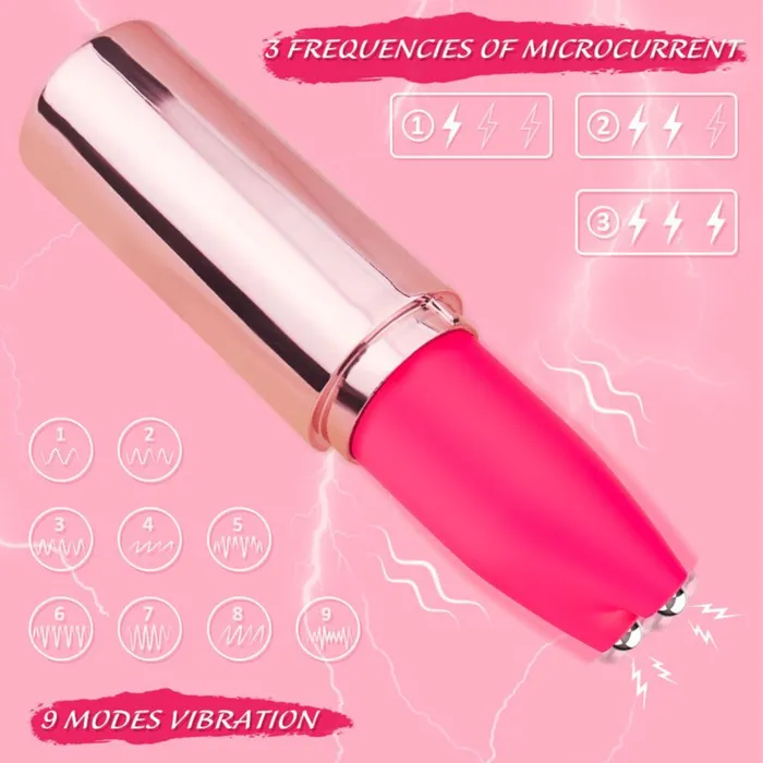 Electrostimulation Silicone Lipstick Vibe 3 ELECTRO Settings and Powerful Vibes TooTimidcom Vibrators