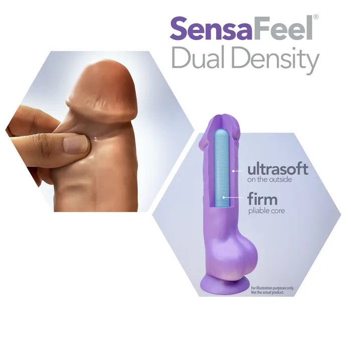 Au Naturel By Blush Carlito Realistic Latin 5Inch Long Dildo With Balls Blush Dildos