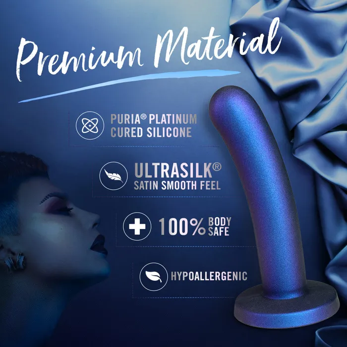 Female Sex Toys Blush Temptasia By Blush Surrender 575 Inch Intermediate Pegging Dildo Harness Strap On Compatible Power Purple