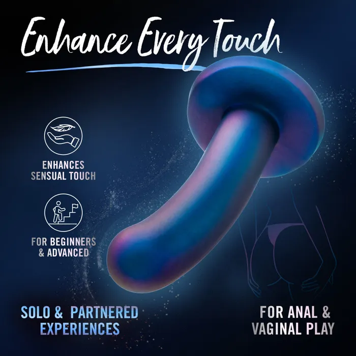 Female Sex Toys Blush Temptasia By Blush Surrender 575 Inch Intermediate Pegging Dildo Harness Strap On Compatible Power Purple