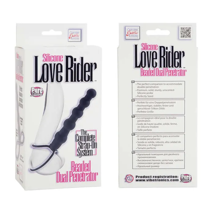 Female Sex Toys California Exotic Novelties Love Rider The Complete Strap On System Black