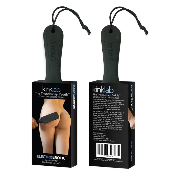Female Sex Toys STOCKROOM KinkLab Thunderclap Electro Conductive Paddle Neon Wand Attachment Female Sex Toys STOCKROOM KinkLab Thunderclap Electro Conductive Paddle Neon Wand Attachment