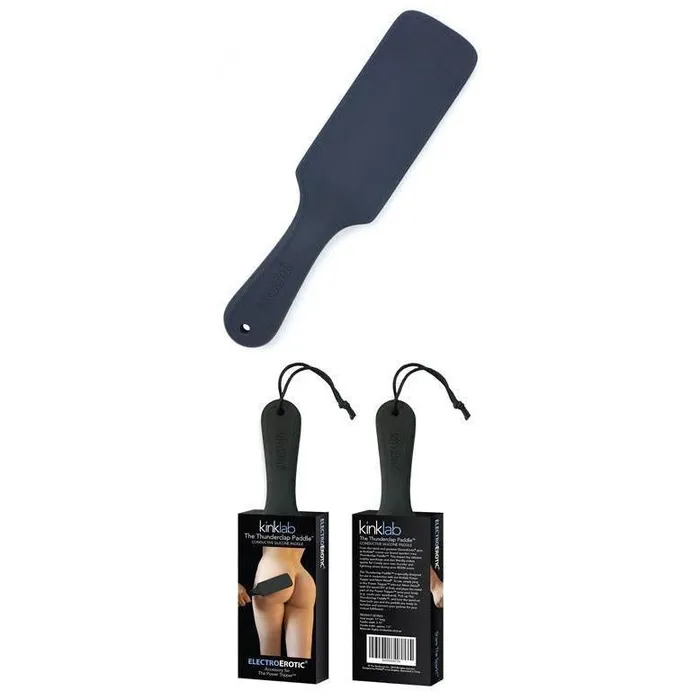 Female Sex Toys STOCKROOM KinkLab Thunderclap Electro Conductive Paddle Neon Wand Attachment Female Sex Toys STOCKROOM KinkLab Thunderclap Electro Conductive Paddle Neon Wand Attachment