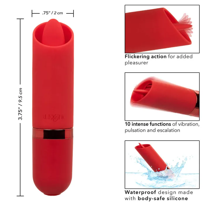 Kyst Flicker Red Tongue Vibrator California Exotic Novelties Vibrators