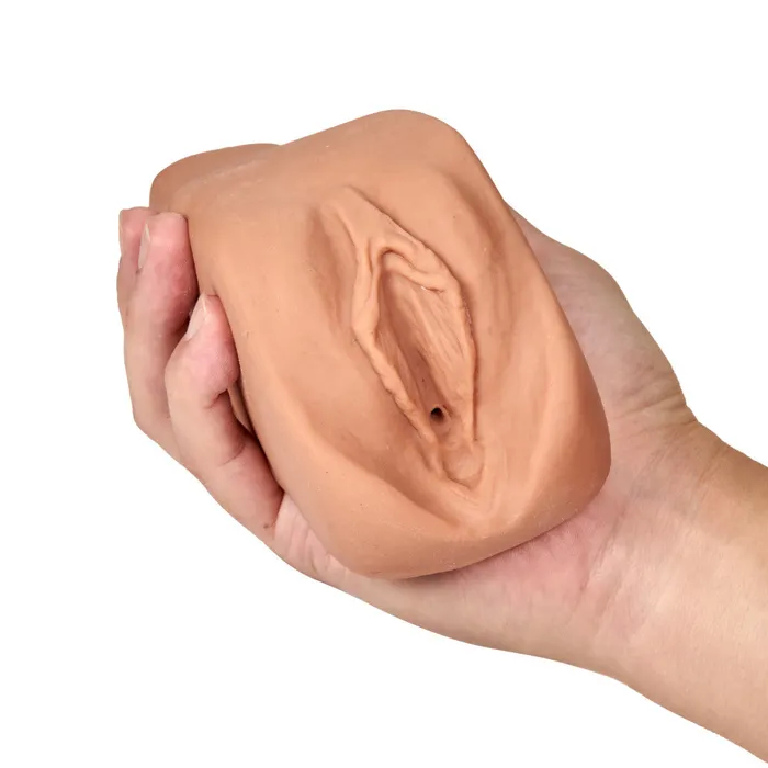 M Elite By Blush Soft Wet Renata Realistic Tan Masturbator Stroker Blush Male Sex Toys