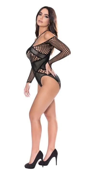 Seamless Long Sleeve Teddy Black OS from Magic Silk Lingerie Magic Silk Lingerie Vibrators Seamless Long Sleeve Teddy Black OS from Magic Silk Lingerie Magic Silk Lingerie Vibrators