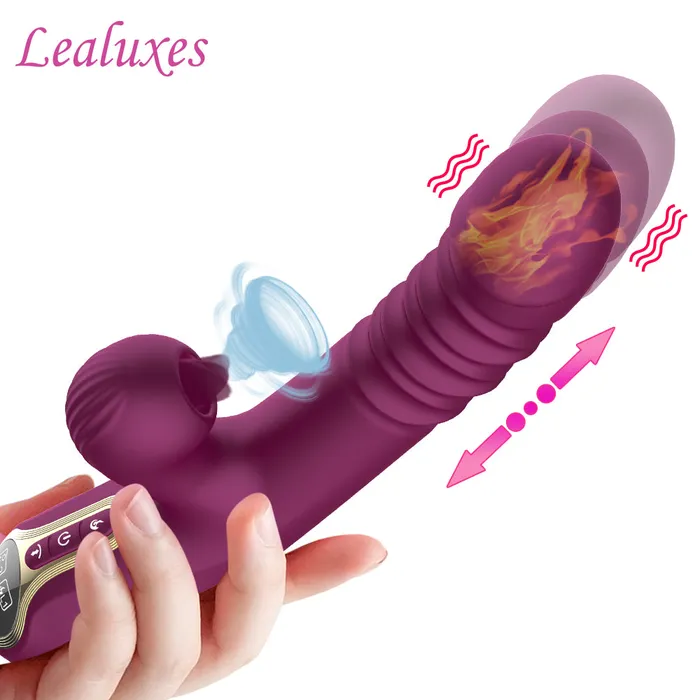 Vibrators Big Sucking Thrusting Vibrator Vibratoy Shop