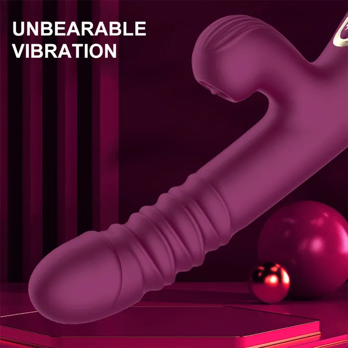 Vibrators Big Sucking Thrusting Vibrator Vibratoy Shop