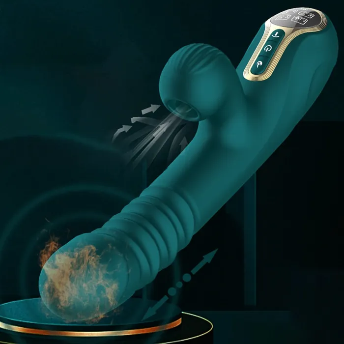 Vibrators Big Sucking Thrusting Vibrator Vibratoy Shop