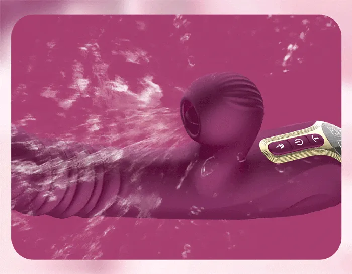 Vibrators Big Sucking Thrusting Vibrator Vibratoy Shop