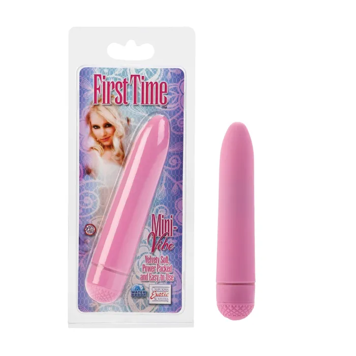 Vibrators California Exotic Novelties First Time Mini Pink Vibe
