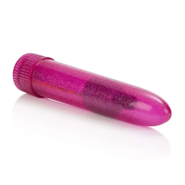 Vibrators California Exotic Novelties Shanes World Sparkle Pink Vibe Party Glitter Finish