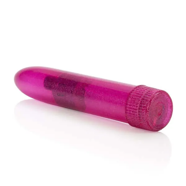 Vibrators California Exotic Novelties Shanes World Sparkle Pink Vibe Party Glitter Finish