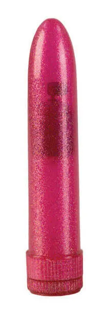 Vibrators California Exotic Novelties Shanes World Sparkle Pink Vibe Party Glitter Finish