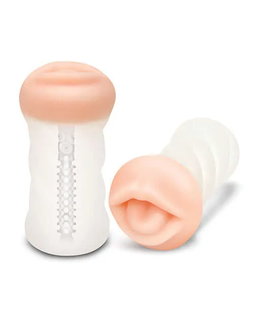 Zolo Male Masturbator Clear Deep Throat Sleeve XGen Products Male Sex Toys